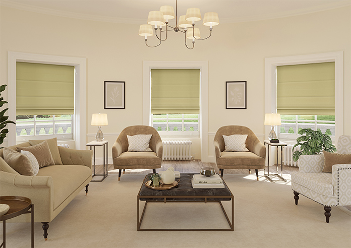 Ascot, Oatmeal - Motorised Roman Blind - Image 8